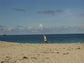 Naked island jog