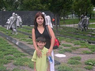 @korean war memorial park in DC