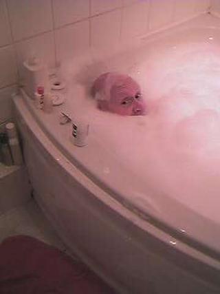 me in the bath