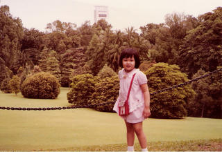 In the Istana grounds