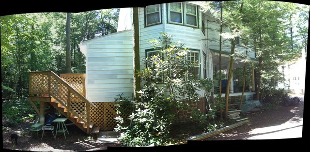 Back and side of the Gamber cottage