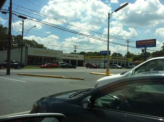 Waiting for the boy at Firestone