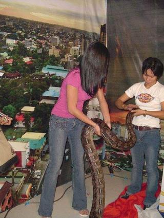 Angel with a Snake