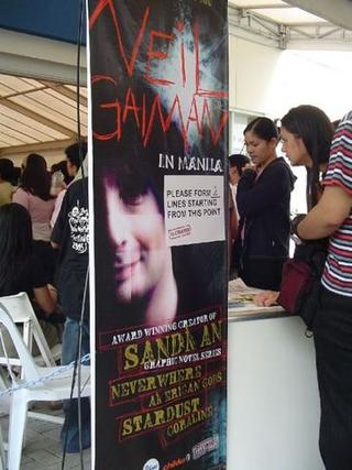 Neil Gaiman in Manila