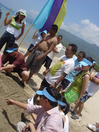 summer company outing in kabayan beach, san juan, batangas