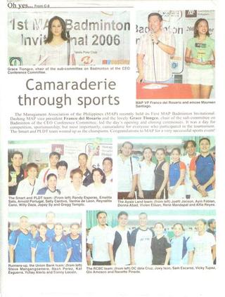 camraderie through sports