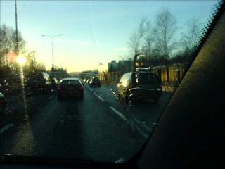 On our way to the mountain :)