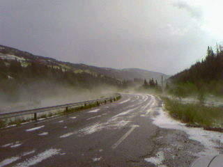 Winter in the middle of summer